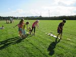 Es gab Spiele zum Herumtollen... © Beatrice Strohmaier Es gab Spiele zum Herumtollen...