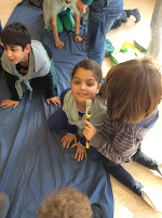 Beim Theaterspielen waren die Kinder mit besonderer Begeisterung dabei.