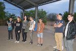 Beim Workshop lernten die Jugendlichen über Flucht und Migration...