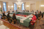 Sitzung des Landeskoordinationsauschusses im Weißen Saal der Grazer Burg. © Bilder: Land Steiermark/Robert Binder; Verwendung bei Quellenangabe honorarfrei